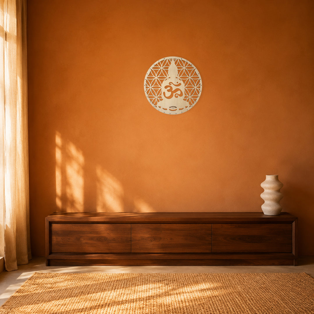 Flower of Life DL.6 displayed in a bright contemporary interior 