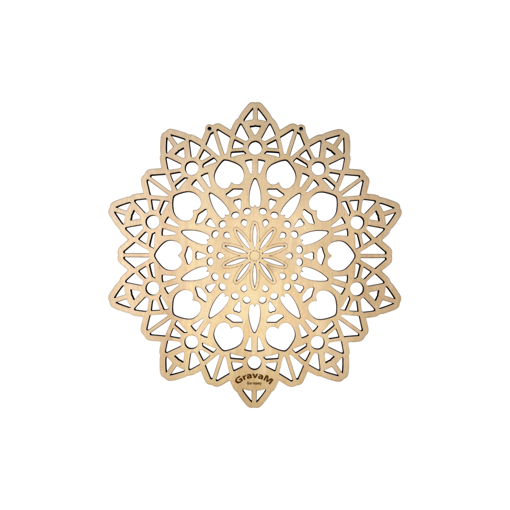 Blume des Lebens DL.7 aus Lindenholz von GravaM Germany