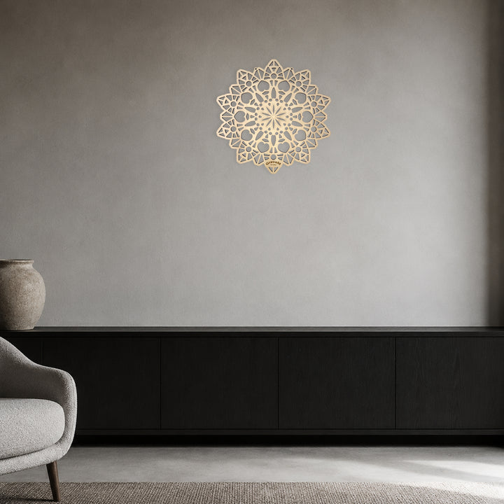 Flower of Life DL.7 displayed in a bright contemporary interior 